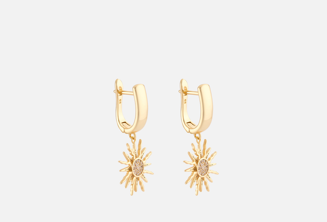 

Серьги 19.STONE, Солнце в золоте 2 шт