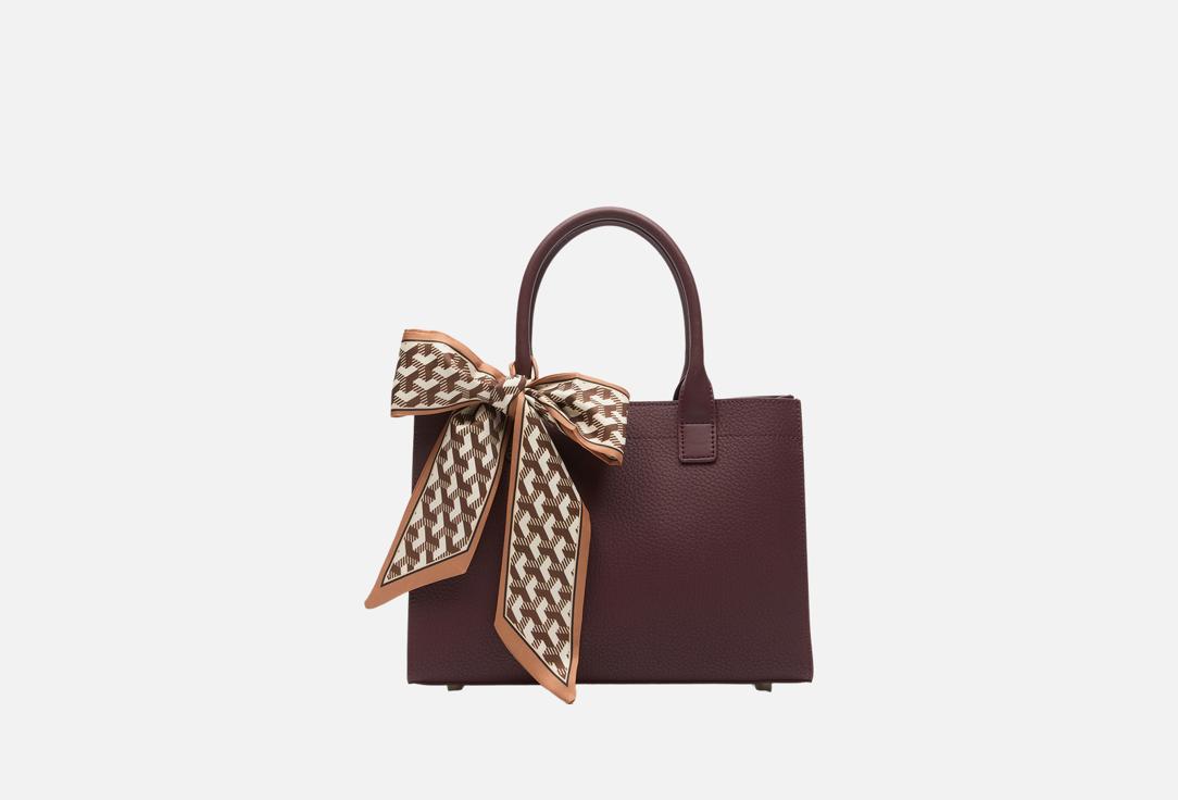 Изображение товара Кожаная женская сумка тоут ALEXANDER TS Bordo с тремя отделениями