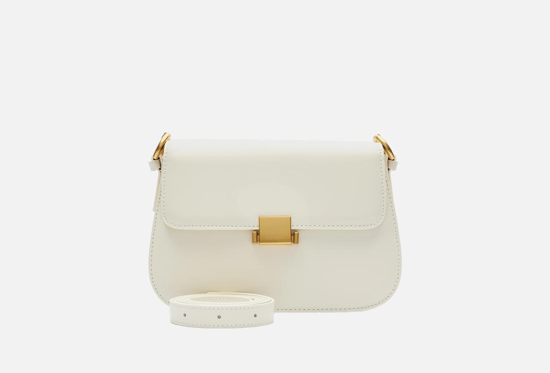 Изображение товара Кожаная сумка кросс-боди ALEXANDER TS Milk для женщин