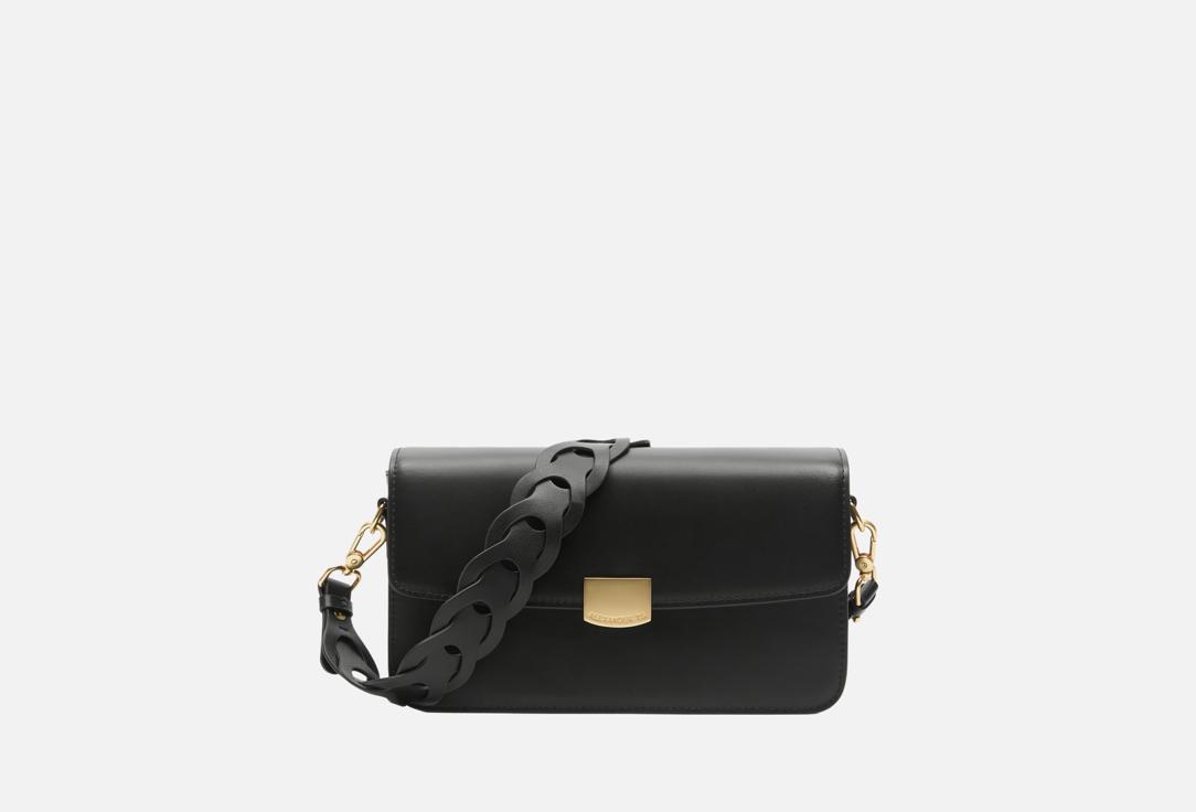 Изображение товара Кожаная сумка кросс-боди ALEXANDER TS Black для женщин