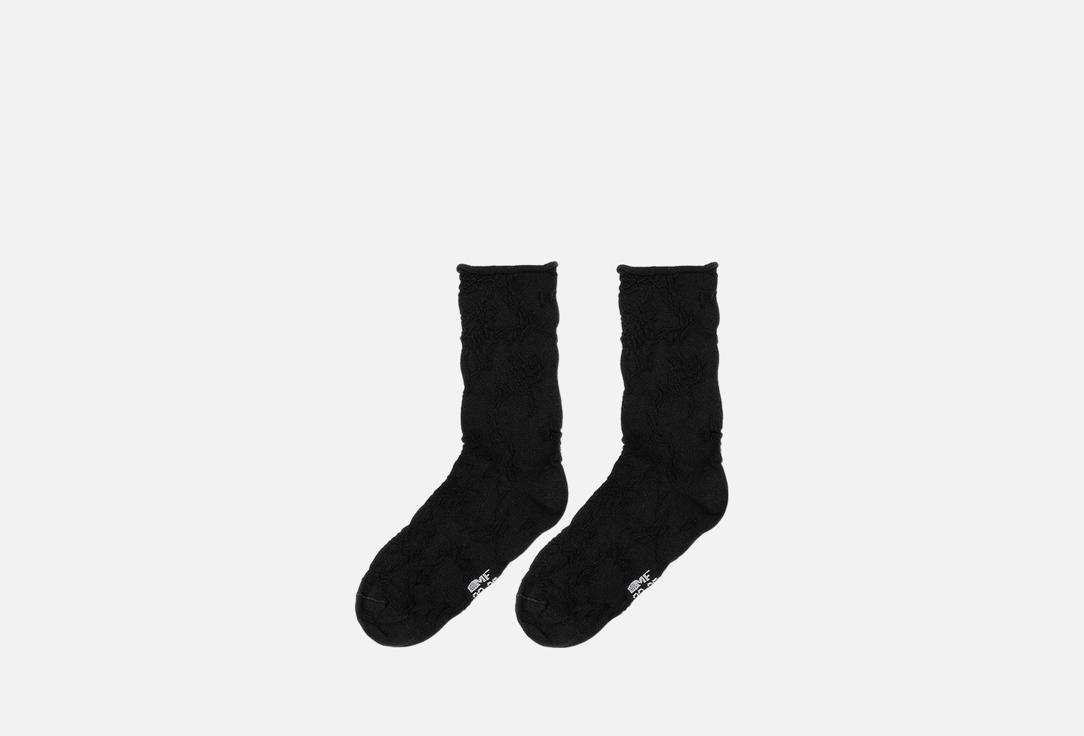 Изображение товара Классические женские высокие носки Mark Formelle с цветочным рисунком, 36-41 размер