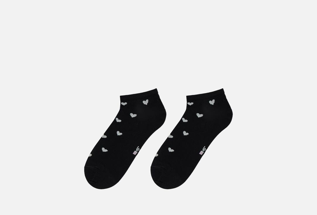 Изображение товара Носки Mark Formelle Черные с сердечками