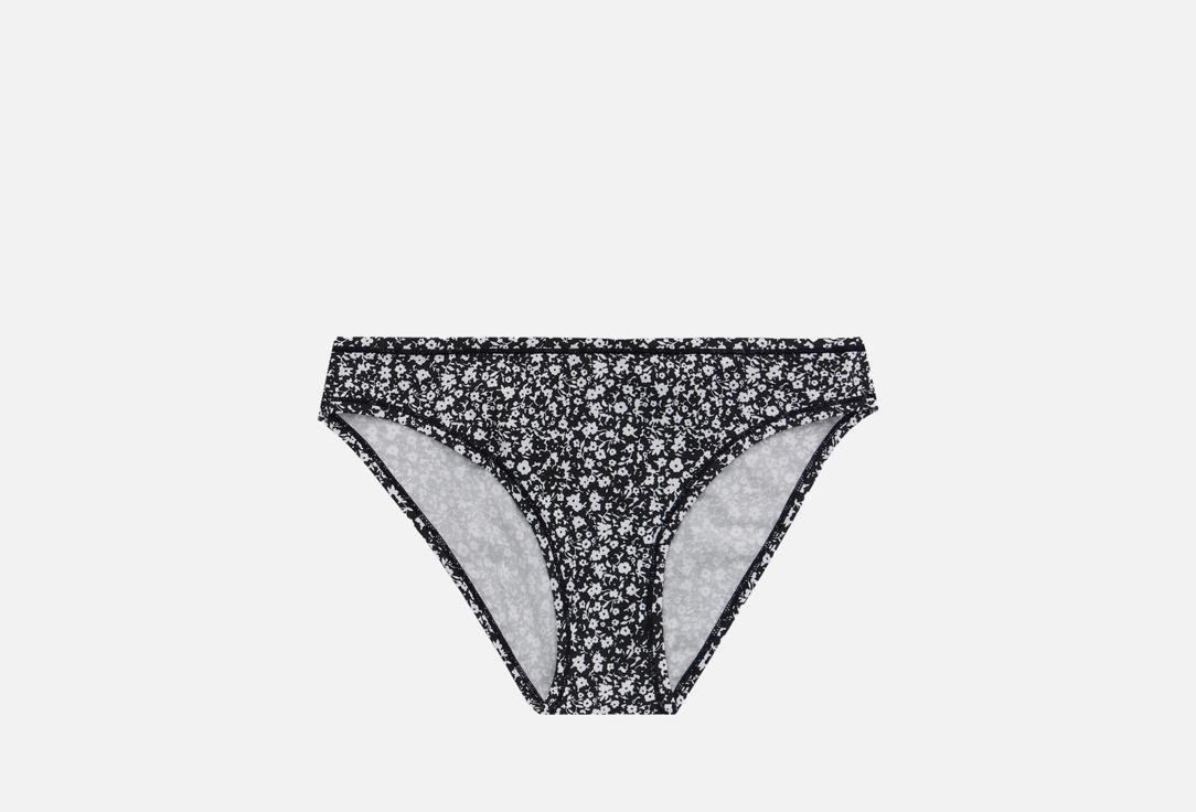 Изображение товара Трусы-слипы Mark Formelle черные с цветочным принтом