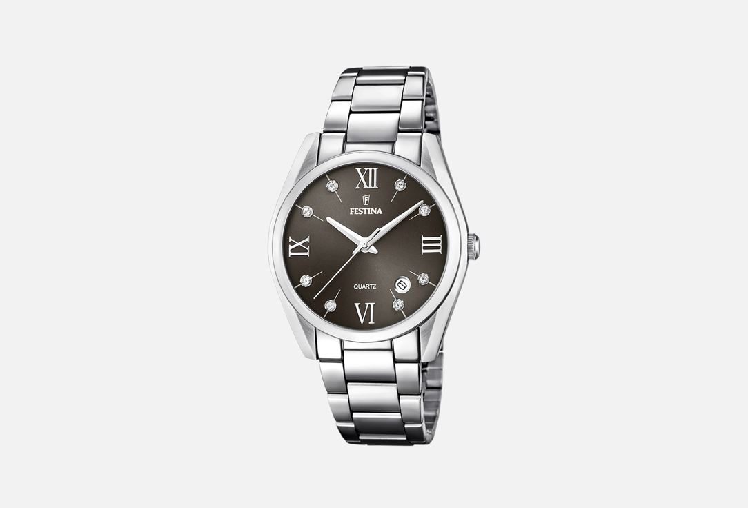 Изображение товара Женские кварцевые наручные часы Festina Boyfriend F16790/F с водозащитой и кожаным ремешком