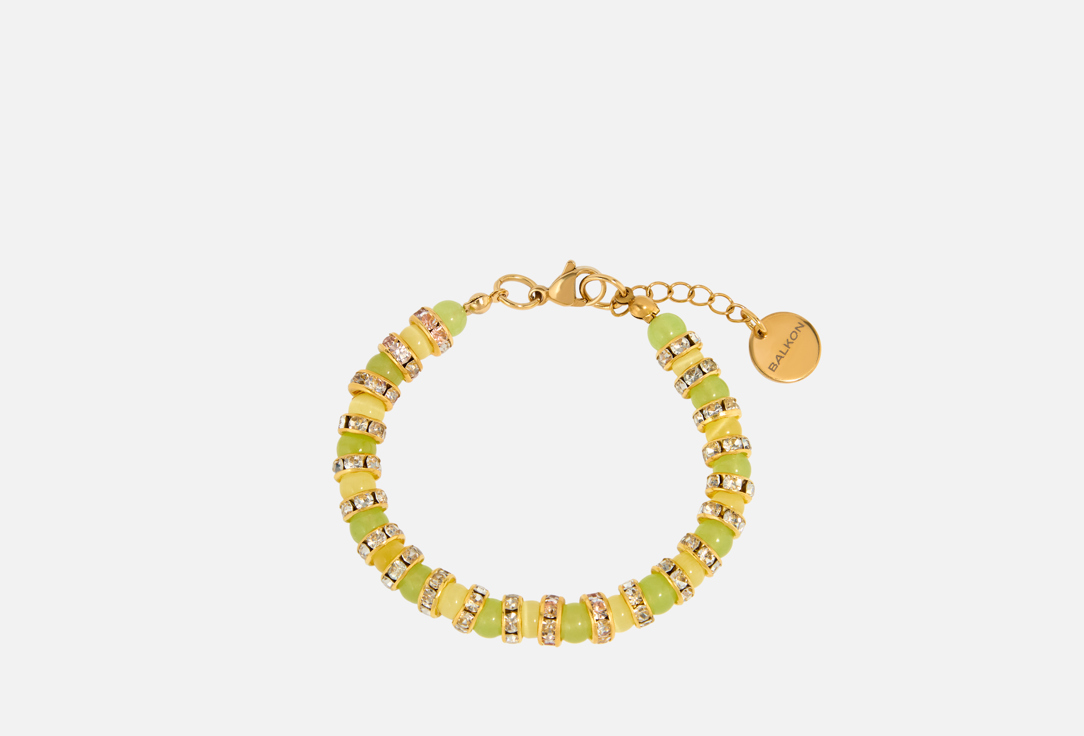 Изображение товара Стильный браслет BALKON Lime из натурального камня