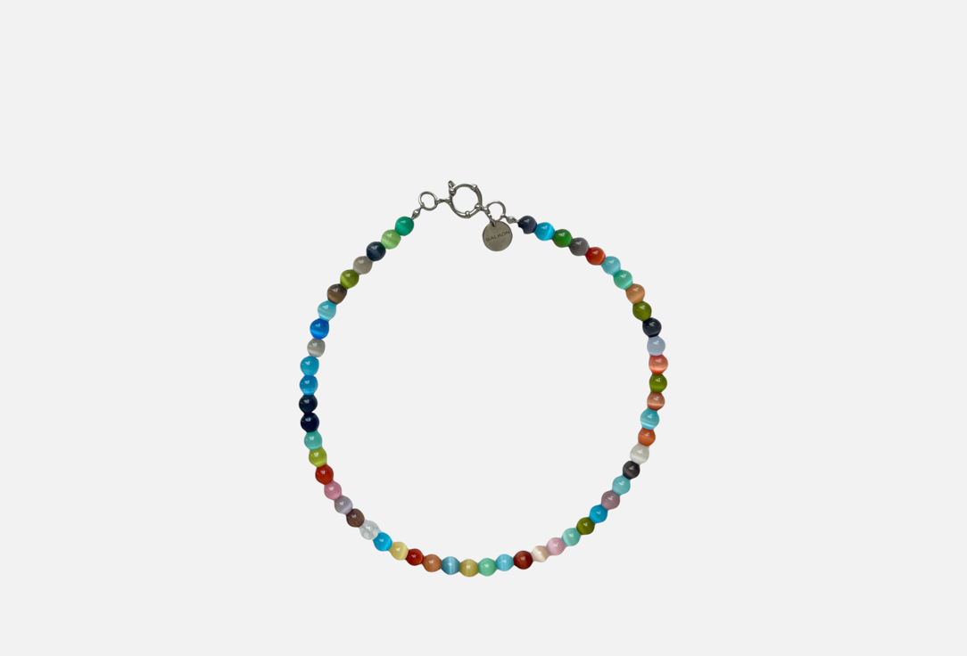 Изображение товара Колье BALKON Cat Eye из натурального камня кошачий глаз, 42 см