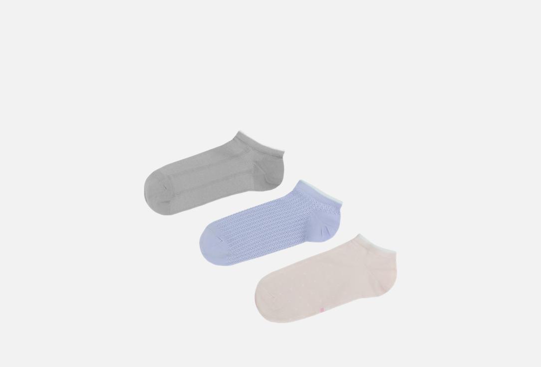 Изображение товара Набор носков Mark Formelle бежевый, синий, серый