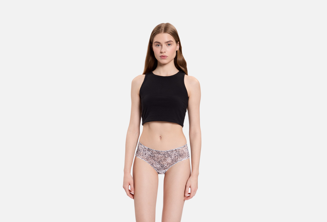 Изображение товара Трусы-шорты женские кружевные Mark Formelle белые комфортная посадка