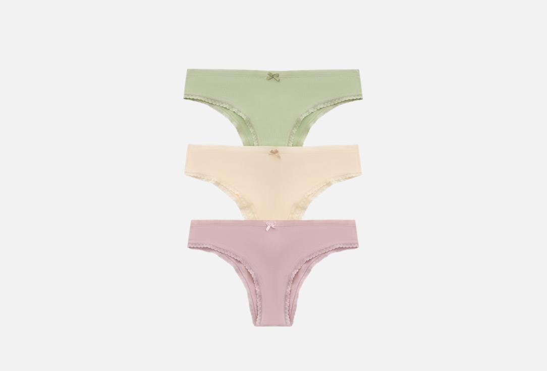 Изображение товара Набор трусов слипов Mark Formelle розовый, зеленый, бежевый