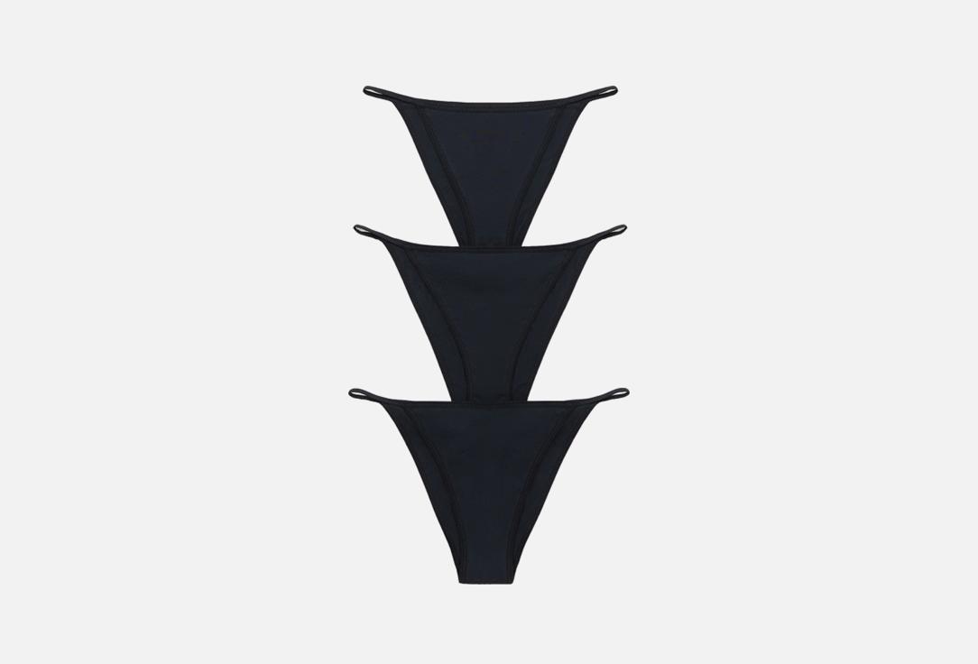 Изображение товара Набор 3 хлопковых трусов слипов Mark Formelle черный комфорт и качество