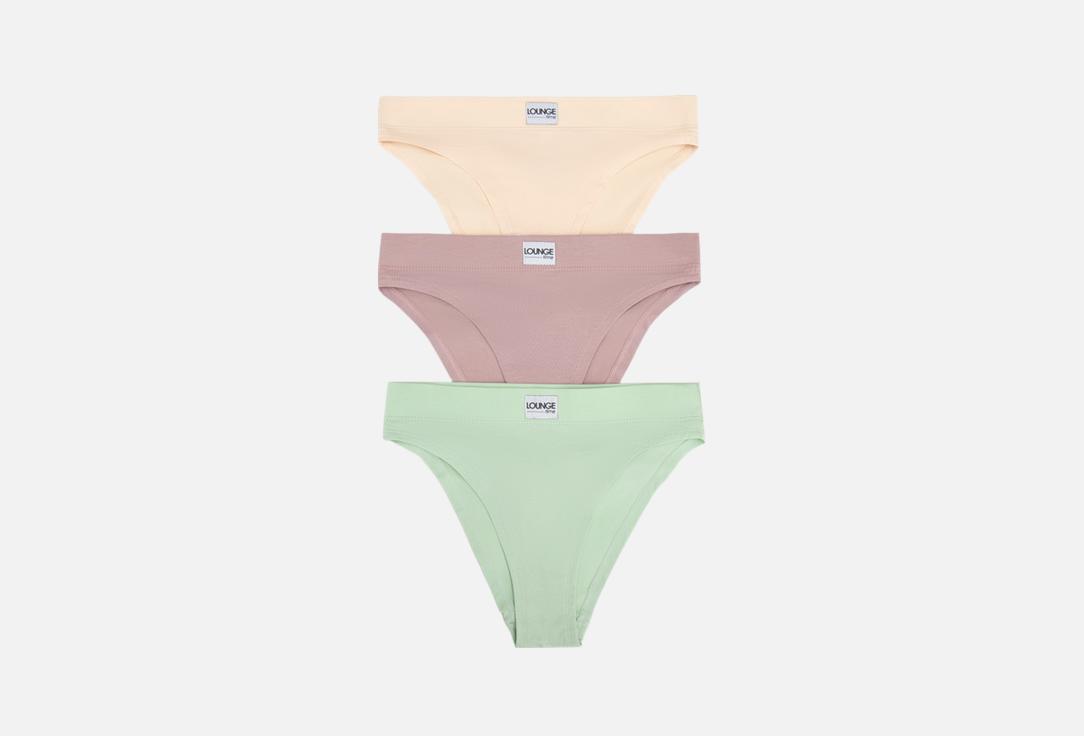 Изображение товара Набор трусов слипов Mark Formelle зеленый, бежевый, розовый фламинго