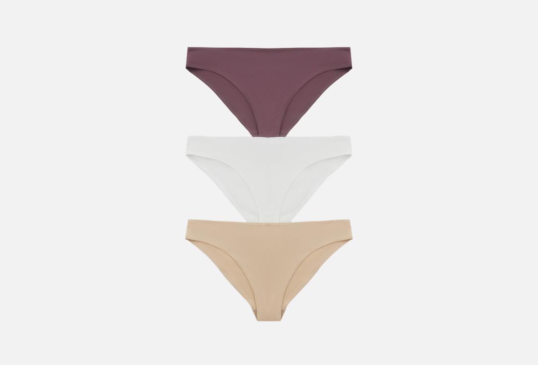 Изображение товара Набор трусов слипов Mark Formelle фиолетовый, бежевый, молочный