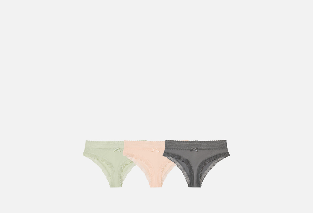 Изображение товара Набор трусов слипов Mark Formelle из хлопка полиамид эластан 3 расцветки