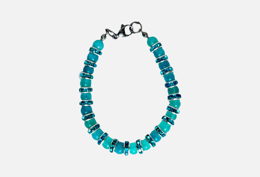 Изображение товара Браслет Sky из натурального камня и нержавеющей стали для женщин