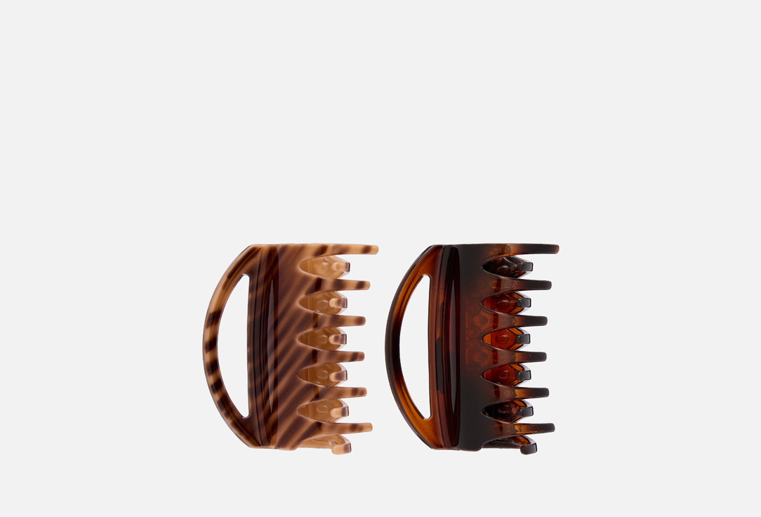 Изображение товара Набор крабиков для волос Babyliss Accessories коричневый 2 шт фиксация и комфорт