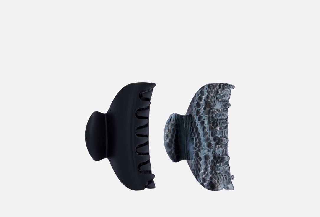 Изображение товара Набор крабиков для волос Babyliss Accessories голубой и черный, фиксация и стиль