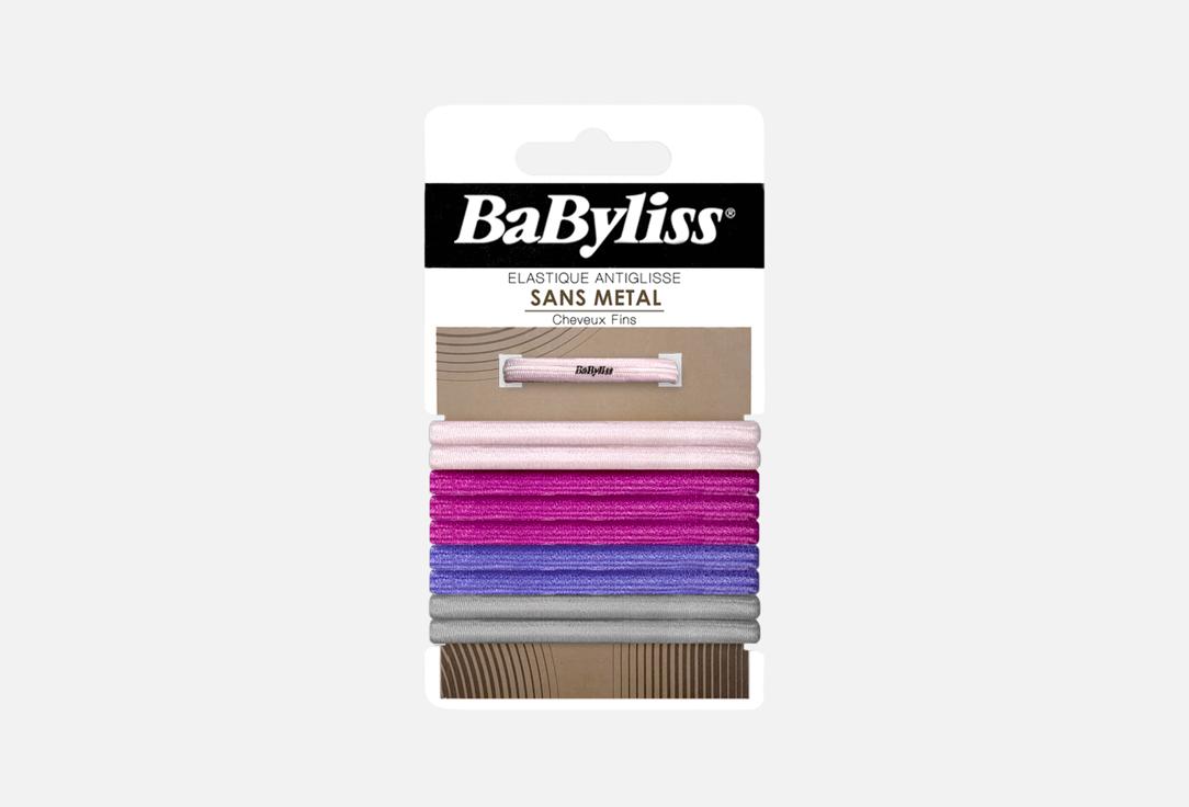 Изображение товара Набор резинок для волос Babyliss Accessories с силиконовой вставкой, розовый