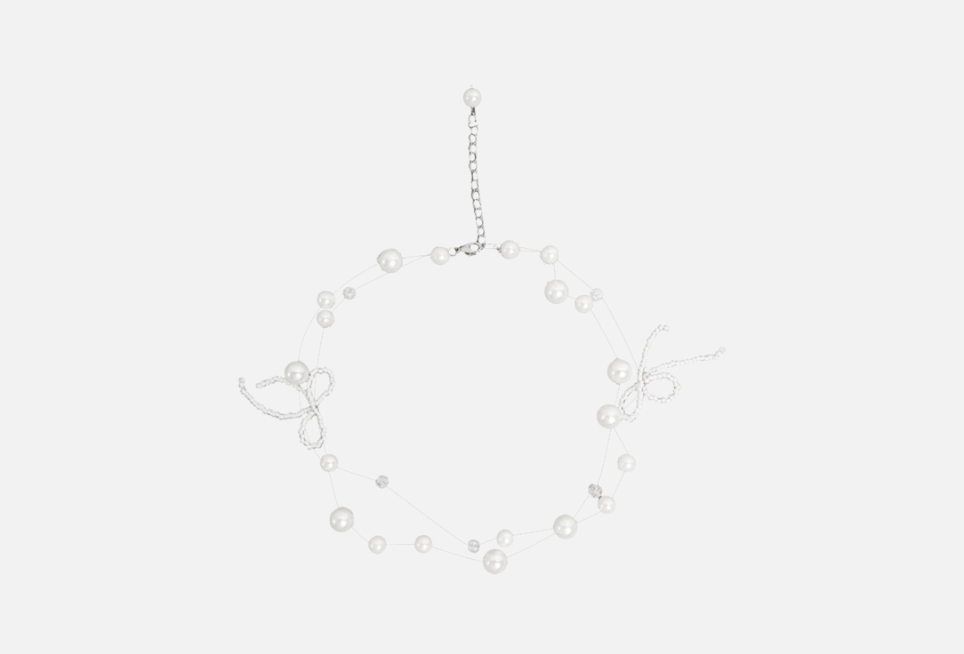 Изображение товара Колье DreamElephant Невесомость с бантиками из стеклянного жемчуга и бисера для женщин