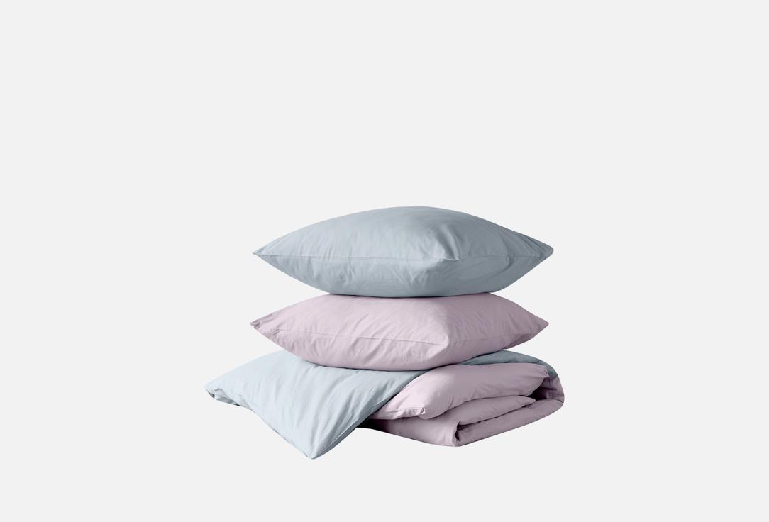 Изображение товара Комплект постельного белья Унисон Pink+Grey евро поплин 220х240 см