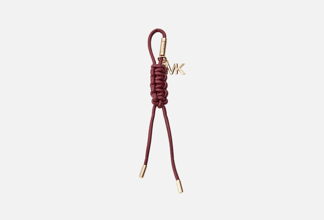Изображение товара Брелок Michael Kors CHARMS NOVELTY из искусственной кожи с логотипом бордовый