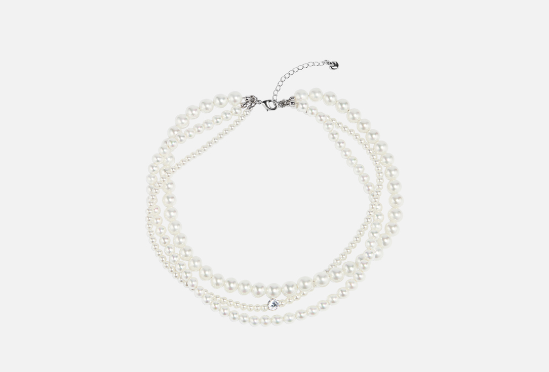 Изображение товара Колье DreamElephant Белла из стеклянного жемчуга с фианитом для женщин