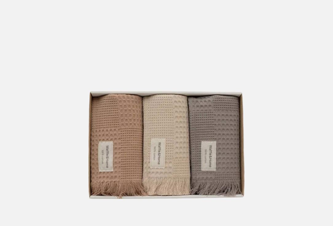 Изображение товара Набор кухонных полотенец Waffle&Home кофе, 40x60 см