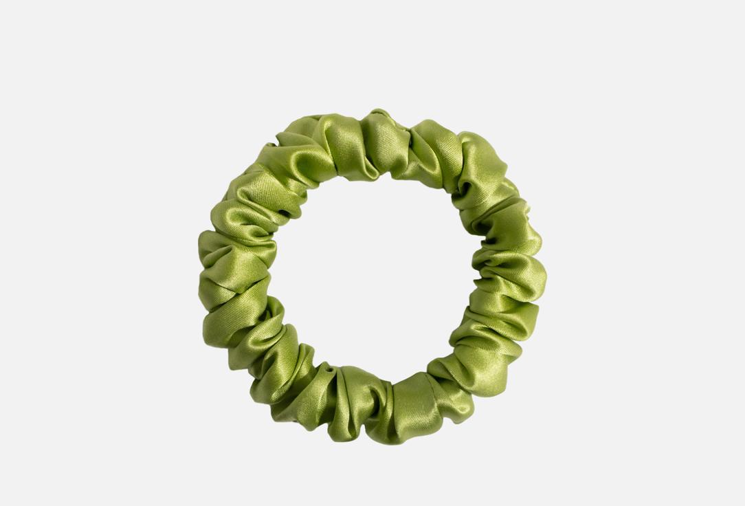 

Шелковая резинка для волос SILK UNIVERSE, Зеленый, Apple, midi 1 шт