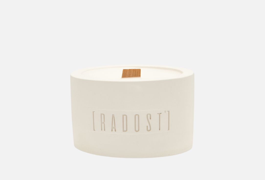 Изображение товара Ароматическая свеча RADOST Patchouli в гипсовом подсвечнике 90 мл