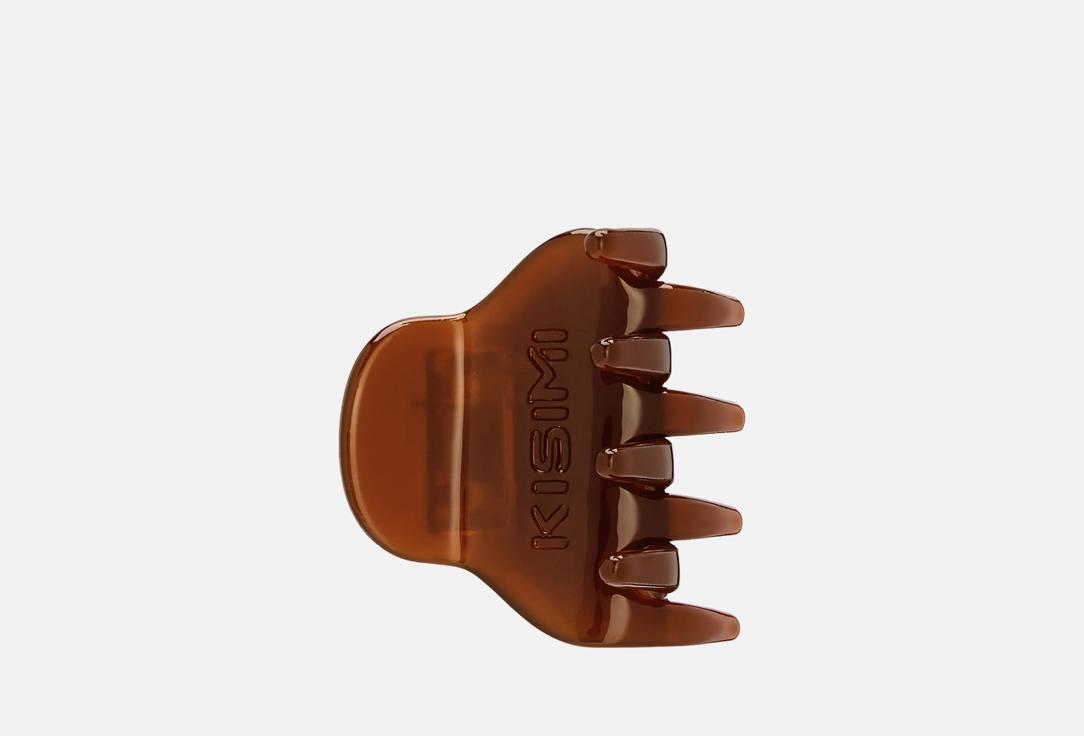 

Краб для волос KISIMI, Коричневый, Monochrome mini, горячий шоколад