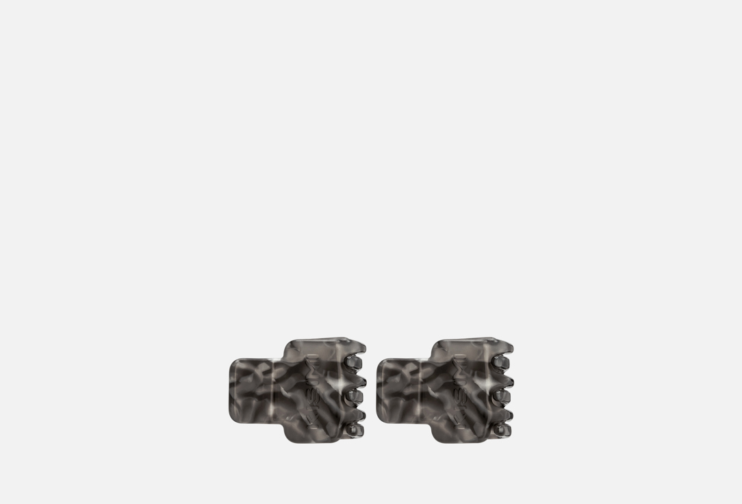 

Краб для волос KISIMI, Серый, Daily, серый XS 2 шт