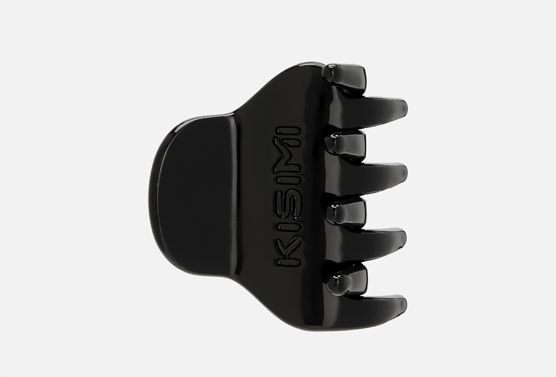 

Краб для волос KISIMI, Черный, Monochrome mini, угольно-черный