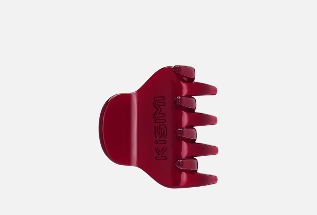 

Краб для волос KISIMI, Красный, Monochrome mini, рубиновый красный