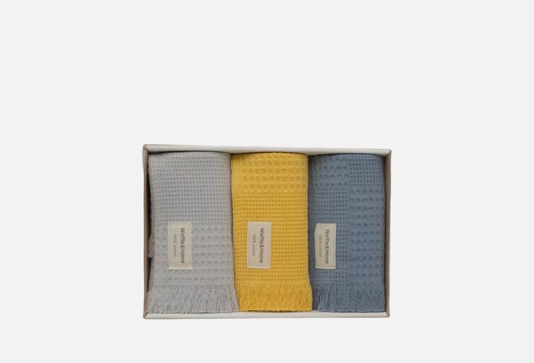 Изображение товара Набор кухонных полотенец Waffle&Home индиго, 40х60 см