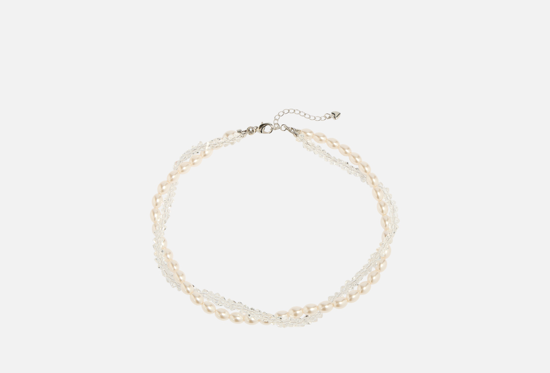 Изображение товара Колье DreamElephant Келли из стеклянного жемчуга и прозрачных бусин для женщин