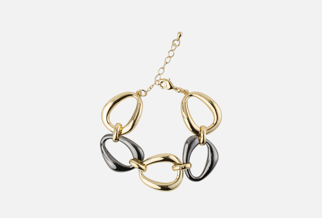 Изображение товара Браслет 19.stone биколор крупный