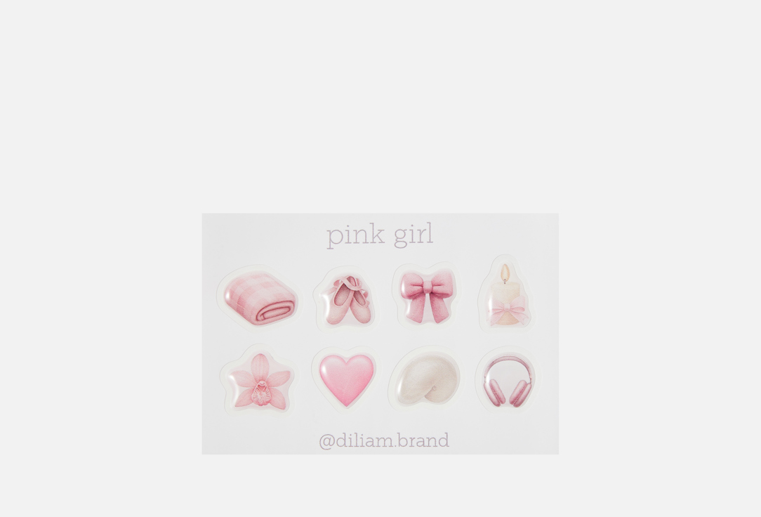 Изображение товара 3D стикеры Diliam Pink girl