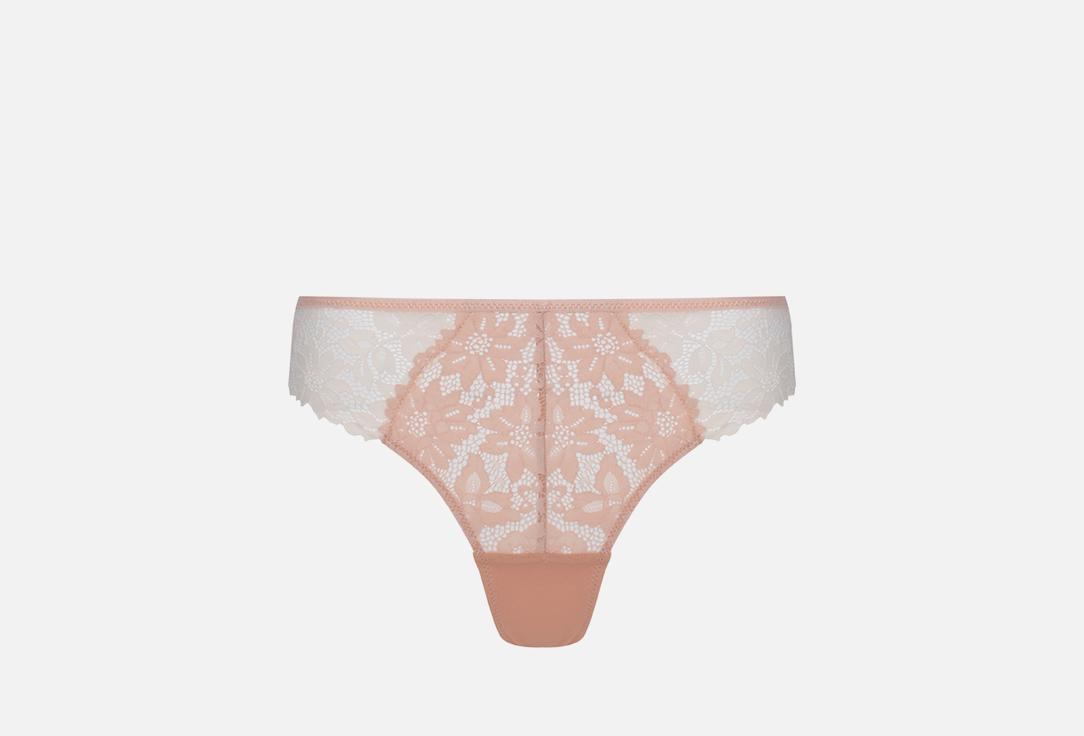 Изображение товара Кружевные трусы-танга Vittoria Vicci молочно-бежевые женское белье