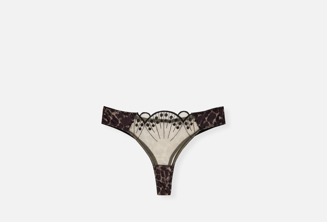 Изображение товара Кружевные стринги Vittoria Vicci леопардовые для женщин комфортные и элегантные