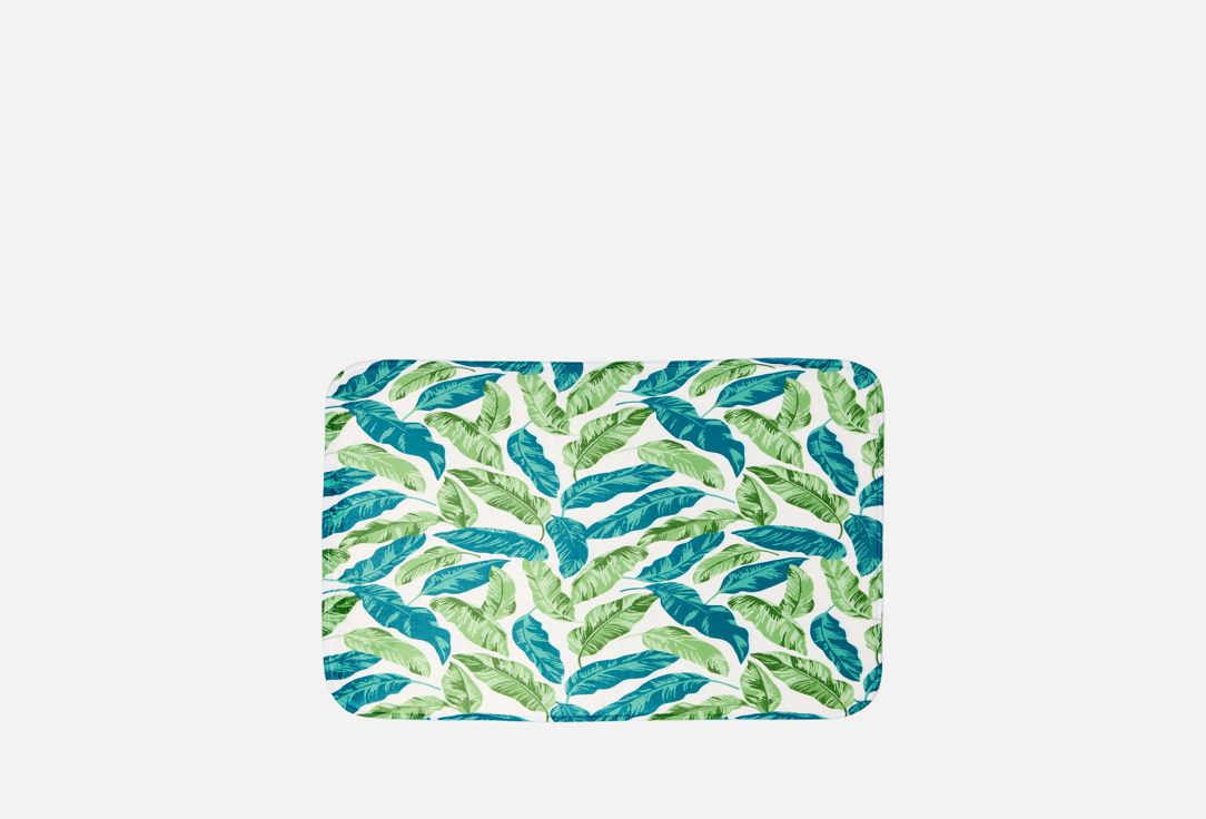 Изображение товара Коврик для ванной JoyArty Лиственная завеса 52х77 см мягкий антискользящий полиэстер