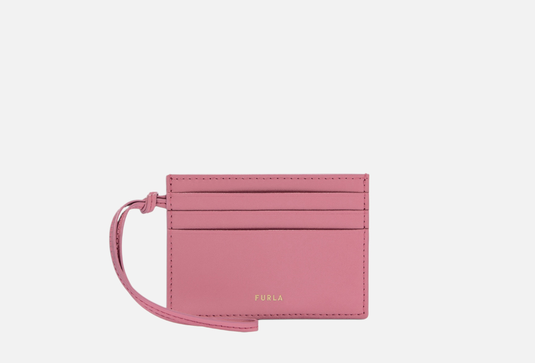 Изображение товара Кожаный картхолдер Furla Allegra с ремешком и несколькими слотами для кредитных карт