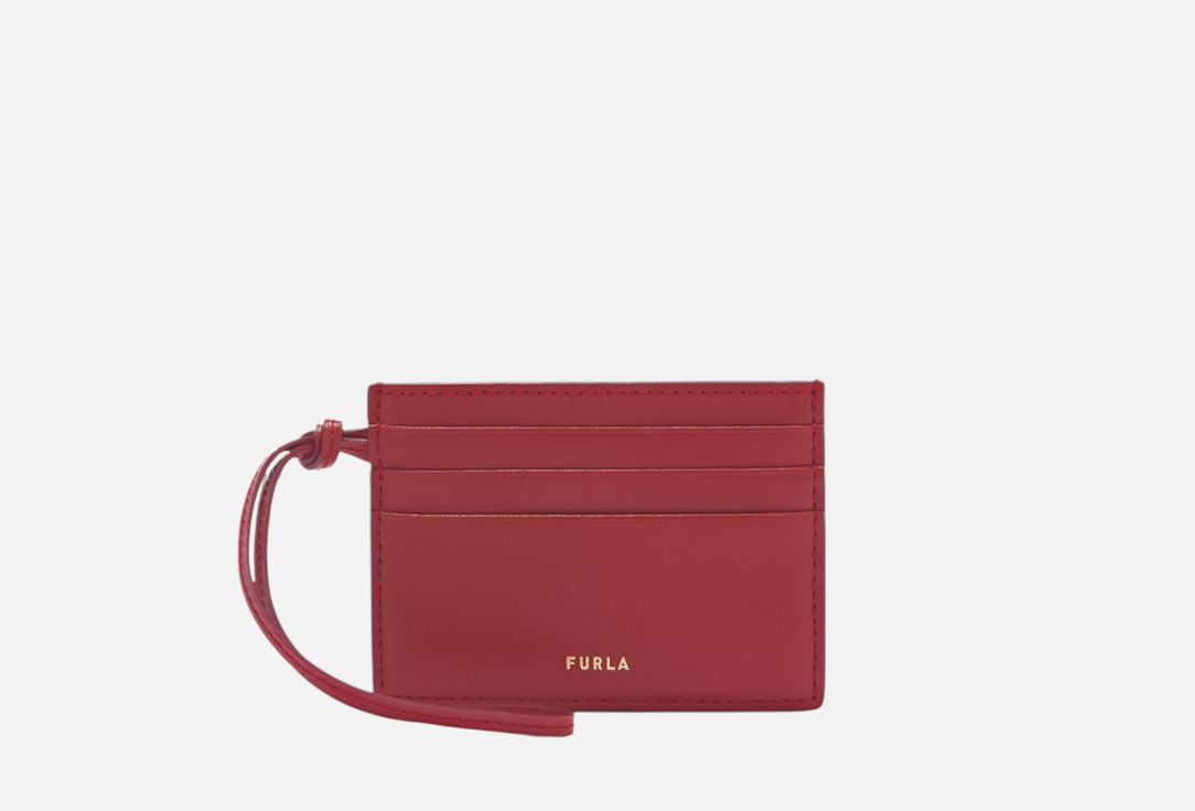 Изображение товара Кожаный картхолдер Furla Allegra с ремешком на запястье женский