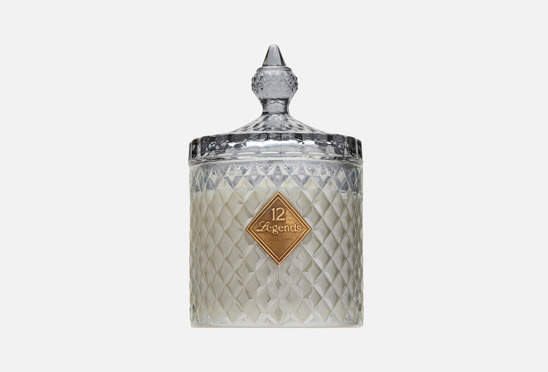 Изображение товара Ароматическая свеча 12Legends Cashmere woods длительное горение до 80 часов