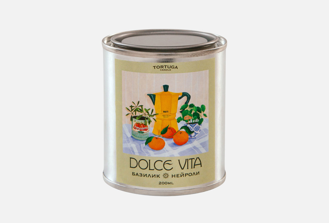 Изображение товара Ароматическая свеча SAINT TORTUGA Dolce Vita с натуральным воском и деревянным фитилем