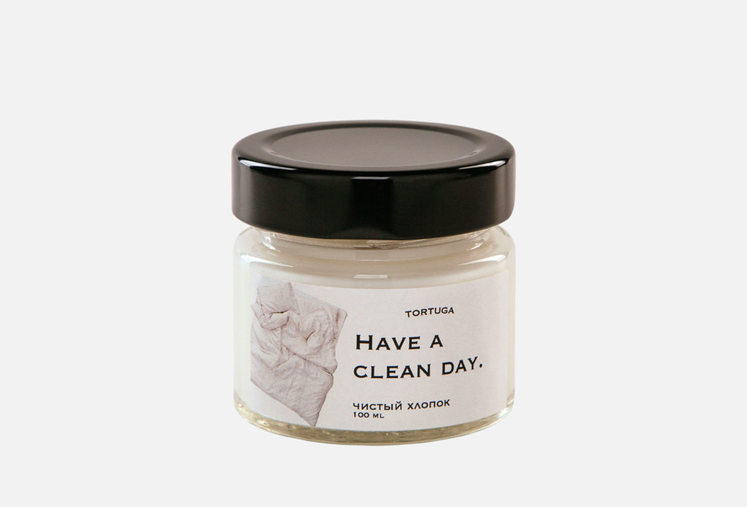 Изображение товара Ароматическая свеча SAINT TORTUGA Have a clean day 100 мл с натуральным кокосовым воском