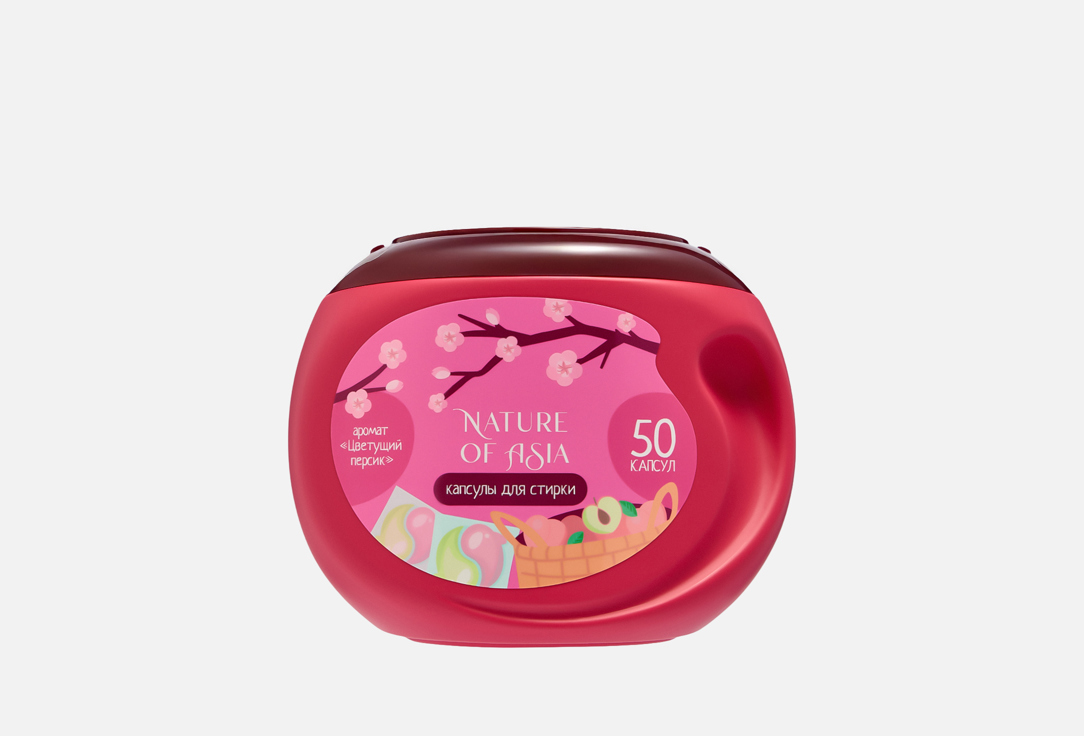 Изображение товара Капсулы для стирки Nature of Asia Цветущий персик