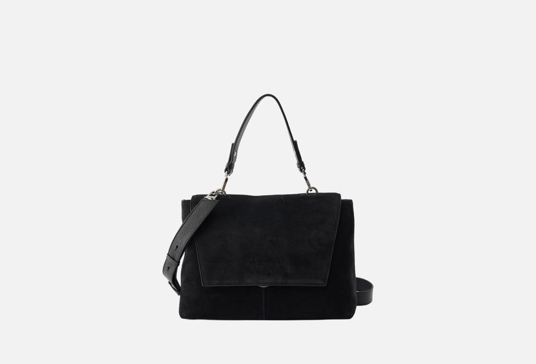 Изображение товара Замшевая сумка с ручками Афина 726 стильно и практично для женщин 23х30х13см