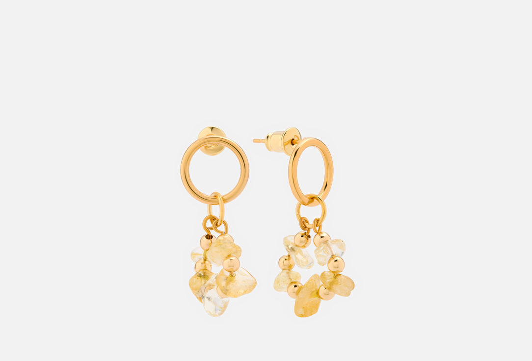 

Серьги AMI, Солнечный поцелуй с цитрином 2 шт