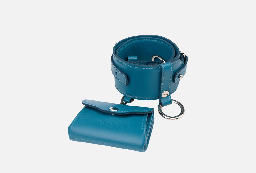 Изображение товара Ремень с кошельком Boxxy темно-бирюзовый для женщин натуральная кожа