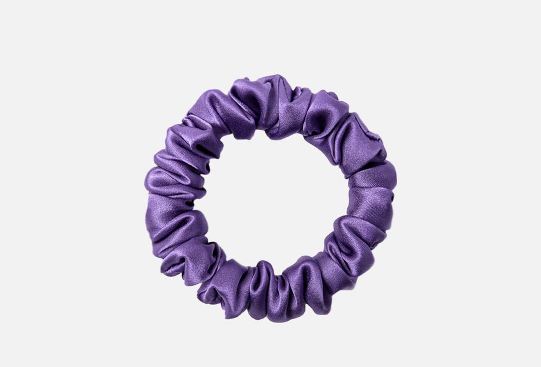 Изображение товара Шелковая резинка для волос Silk Universe лаванда натуральный гипоаллергенный аксессуар