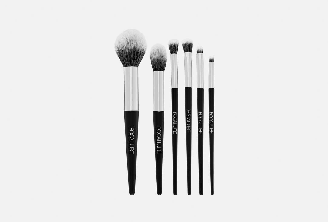 Набор кистей для макияжа FOCALLURE Makeup brush set 6 шт